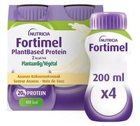 Fortimel PlantBased Protein 2kcal Saveur Ananas-Noix de Coco Complément Dénutrition 4x200ml