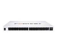 FortiSwitch 148F-FPOE - Commutateur - Géré - 48 x 10/100/1000 (PoE+) + 4 x 10 Gigabit SFP+ - flux d'air d'un côté à l'autre - Montable sur rack -