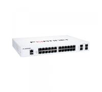 Fortinet FortiSwitch 124F - Commutateur - Géré - 24 x 10/100/1000 + 4 x 10 Gigabit SFP+ - flux d'air d'un côté à l'autre - Montable sur rack G