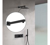 Fortis Bras de douche plat, carré, 50745740BB,