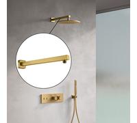 Fortis Bras de douche plat, carré, 50745740BG,