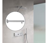 Fortis Bras de douche plat, rond, 50745630PC,