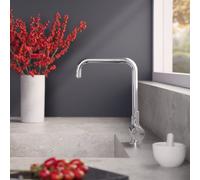 Fortis Brera window Mitigeur de cuisine pivotant, montage devant une fenêtre, 7858200PC,