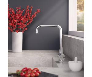 Fortis Brera window Mitigeur de cuisine pivotant, montage devant une fenêtre, 7858200PC,