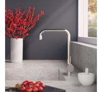 Fortis Brera window Mitigeur de cuisine pivotant, montage devant une fenêtre, 7858200SS,