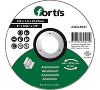 Fortis Disque à tronçonner en aluminium 125 x 1,0 mm droite
