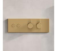 Fortis Mitigeur thermostatique pour 2 sorties, installation à l’horizontale, pour corps d’encastrement Blocco, 50712THBG,