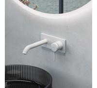 Fortis round plate Mitigeur mural de lavabo, pour corps d’encastrement Toya, 7820820MW,
