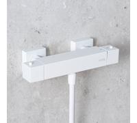 Fortis Thermostat pour 1 sortie, mural, carré, 84511THMW,