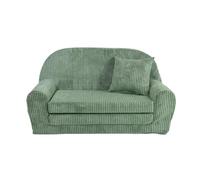 FORTISLINE - Canapé pour Enfant Rosalia Mini - Canapé Pliant en Cordouroy avec Extension - Canapé-lit 78 x 45 x 40 cm - Canapé pour Enfant Certifié Oeko-Tex - Coussins Inclus - Disponible en 7