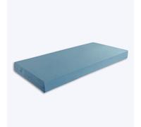 FORTISLINE Matelas d'hôpital, imperméable, lavable, antibactérien, résistant, idéal pour lits de soins et d'hôpital (bleu)