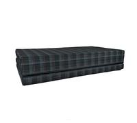 FORTISLINE - Matelas pliant 195 x 120 x 8 cm - Matelas d'invité H2 - Lit de camping pliable - Blanc - Polyester - Lavable - Pliable - Adulte