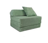 FORTISLINE Matelas pliant 200 x 70 x 10 cm avec tête de lit et coussin - Lit d'invité pliable pour chambre d'enfant et de camping - Matelas en mousse - Matelas pliable portable - Matelas pliable en