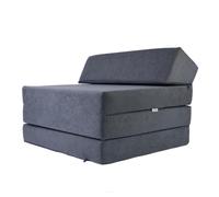FORTISLINE Matelas Pliant 200 x 70 x 10 cm - Matelas d’Appoint en Mousse 3 Parties avec Housse Lavable - Matelas de Voyage et Camping pour Adulte - Fabriqué dans l’UE