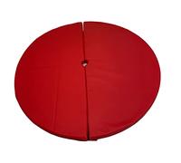 FORTISLINE Tapis de Protection Pole Dance Pliable 120 cm - Tapis de Réception en Similicuir avec Housse Amovible - Épaisseur 5 cm pour Entraînement Pole Dance et Fitness