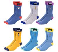 FORTNITE Amusant : lot de 6 paires de chaussettes hautes pour garçons et adolescents - Design de jeu vibrant, ajustement confortable, matériaux durables, couleur, 8-13 Years