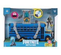 Fortnite Battle Deluxe FNT0380 Ballon Gonflable avec lumières et Sons, Roues roulantes sur Bus, Comprend Une recrue de 10,2 cm (Jonesy)