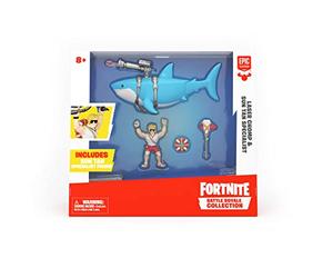 Fortnite Collection Battle Royale : Planeur Requin Laser avec Figurine du Maître-Nageur