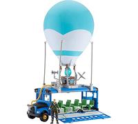 Fortnite FNT0380 Véhicule Battle Bus 4 Pouces Figurine, Bleu, Longueur Totale Env. 14.2"(36cm)