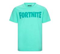 Fortnite - Game Logo - T-shirt pour jeunes - T-shirt à manches courtes en coton multicolore - Unisexe - Pour enfants de 10 à 16 ans, Vert, 13-14 ans
