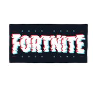 Fortnite Serviette De Plage 100% Coton Noir 70cm x 140cm