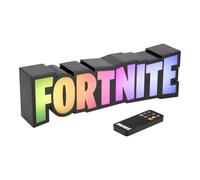 Paladone Lampe de jeu Fortnite – Logo, RVB changeant, télécommande, USB, sous licence officielle