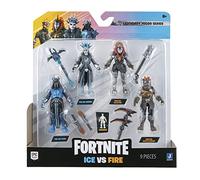 Fortnite Micro Squad de Quatre Figurines articulées de 6 cm avec Outils de récolte