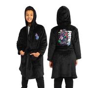 Fortnite Peignoir Garçon, Peignoir Enfant Gamer, Peignoirs De Bain Enfant, Noir 8-9 Ans