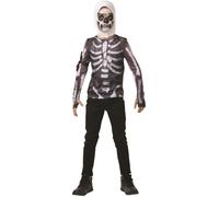 RUBIE'S-déguisement officiel - Fortnite-Déguisement Top + Cagoule Officiel Fortnite Skull Trooper-Taille XXXL- 300208 13-14