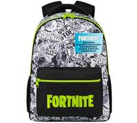 Fortnite Sac à Dos Enfant et Ado Cartable Enfant Camouflage Sac de Voyage Cours Sport et École Idée Cadeau Gamer (Noir AOP)