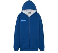 Fortnite Sweat a Capuche Garçon et Ado 7-16 Ans, Sweat Zippé Polaire, Chaud Sweatshirt, Hoodie Gaming Cosy, Idée Cadeau Gamer (14-15 Ans, Bleu)