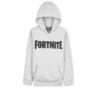 Fortnite Sweat-Shirt À Capuche Garçon, Produit Officiel | Sweat À Capuche À Manches Longues, Sweatshirts pour Garçons | Cadeaux pour Joueurs De Jeux Vidéo en Ligne (12-13 Ans),12-13 ans,Gris