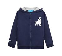 Fortnite Sweat zippé à Capuche Garçon Bleu Marine 16 Ans