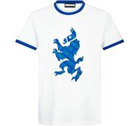 Fortnite T-shirt à manches courtes en coton avec logo lama Battle Royale pour garçons et filles officiels de 7 à 16 ans, blanc, 11-12 ans