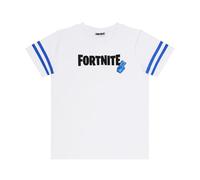Fortnite T-shirt pour garçon - Taille 122-170 - Coton - T-shirt gamer, Blanc., 164