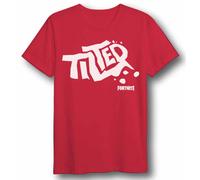 Fortnite - T-Shirt Rouge Tilted - M
