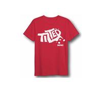 Fortnite - T-Shirt Rouge Tilted - M