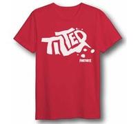Fortnite – T-shirt Rouge Tilted – Taille M