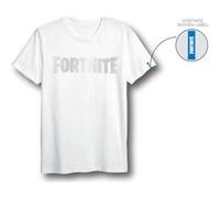 FORTNITE T-SHIRT-WHITE LOGO-L G