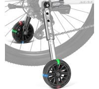 FORTOP - Paire de roues d'entraînement pour vélo, kit monté avec stabilisateurs arrière robustes pour vélo variable de 16, 18, 20, 22 pouces pour garçons et filles (Noir)