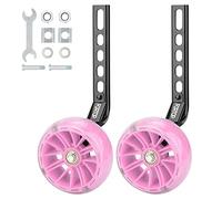 FORTOP Stabilisateurs de vélo pour enfants - Acier durable et robuste pour vélo à vitesse unique de 30,5 à 50,8 cm, durable, facile à installer et résistant à la rouille pour une conduite sûre (3 à 8