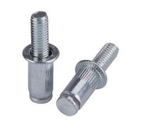 Fortum Lot de 50 vis à riveter aveugles en acier galvanisé M5 x 12 mm