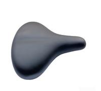 FortunateSweet Coussin de selle ergonomique pour vélo d'appartement avec coussinet en gel confortable - Housse de selle imperméable pour vélo d'intérieur, salle de sport, noir, 30 x 25 cm