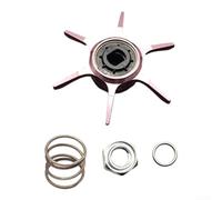 FortunateSweet DAIWA Clé de déchargement de moulinet de pêche pour modèles PR100 PD106, ensemble complet de 6 accessoires d'étoiles (rose droite)