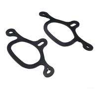 FortunateSweet Lot de sangles d'éperons en caoutchouc pour bottes - Accessoire d'équitation sécurisé pour homme et femme pour l'entraînement de style anglais occidental Noir 15 x 10 cm