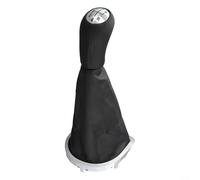 FortunateSweet Pommeau de levier de vitesse 5 vitesses pour Renault Clio 3 III 2005-2012 Transmission Manuelle Levier de levier de vitesses Cuir Noir PVC OEM 8200079112