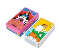 Fortune Telling Cards Deck, Engaging Board Card Game with Coated Paper 78 Piece Set, Ideal for Team Fun with Box Included, Camping Retreats and Group Gatherings, 130g