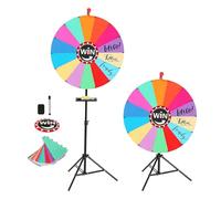 Fortune Wheel - ABS/Iron | Lottery Wheel | Wħeel Spinner for Birthday, Carnival, Games, Classroom, Shopping, Event, Indoor, Outdoor, Home, Playing, Enjoying.