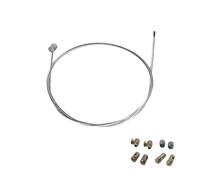 FortuneGlobe Câble d'embrayage Ø2mm Universel, avec Serre-Câbles, Compatible avec Motos, Quads et Tondeuses, Kit de Réparation Durable et Polyvalent Pièce Essentielle pour des Changements de Vitesse F