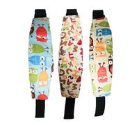 FortuneGlobe Support De Tête Pour Siège Enfant Voiture 3 Pièces, Siège Auto Bébé Support De Tête Sommeil Voiture Sommeil Enfant Convient Aux Nourrissons Aux Nourrissons